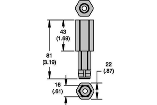 Система с шестигранником 7/8 и резьбовым патроном M16 1012074 5408 CHUCK 5408 CHUCK kennametal