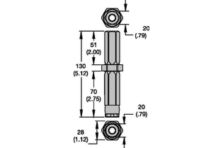 Соединитель для системы мокрого бурения с шестигранником 1-1/8 1012114 WCH COUPLING ASSEMBLY WCH COUPLING ASSEMBLY kennametal
