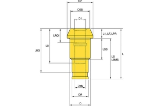 21mm Series 1012392 U50 SLEEVE U50 SLEEVE kennametal