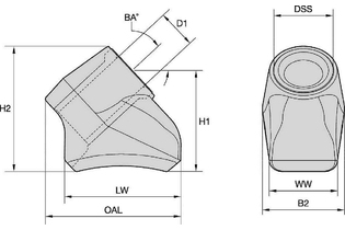 Серия KB175 1011638 KB175S SA SYSTEM KB175S SA SYSTEM kennametal