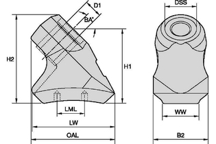 Серия 9081 45 1011600 9081 45 SYSTEM 9081 45 SYSTEM kennametal