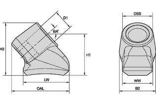 Серия K225 2609406 K225SP BLOCK K225SP BLOCK kennametal