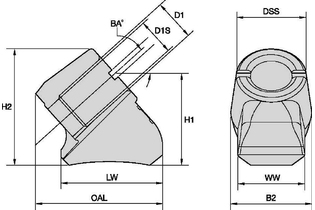 Серия K225 NR 1765700 K225SNR BLOCK K225SNR BLOCK kennametal