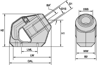 Серия K35W 2507380 K35W 90 SYSTEM K35W 90 SYSTEM kennametal
