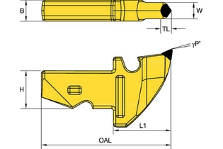 Хвостовик 28 мм (5/8 x 1-1/8) 1011195 U21L U21L kennametal