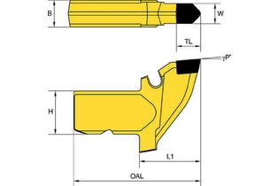 Хвостовик 41 мм (1 x 1-5/8) 1327098 AM239MB AM239MB kennametal
