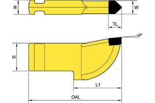 Хвостовик 30 мм (0.61 x 1.18) 2492517 U9 2.0 .58 U9 2.0 .58 kennametal