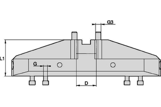 eBore™ • Мост • Большой 6655289 BDG74060 BDG74060 kennametal