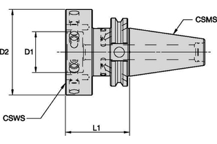 SIF-CV50 Форма B/AD 3738507 CV50BSIF100236 CV50BSIF100236 kennametal