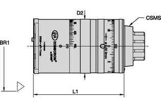 Система KR SVU65 • Расточные головки 1582600 KR50SVU65110MCLB KR50SVU65110MCLB kennametal