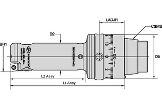 Развертки Romicron™ AVS с хвостовиком KR 5124814 KR32AVS0B116MCLB KR32AVS0B116MCLB kennametal