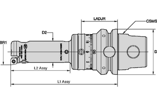 Развертки Romicron™ AVS с хвостовиком KM 5124802 KM40TSAVS0B128MCLB KM40TSAVS0B128MCLB kennametal