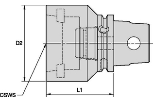 Адаптеры Romicron™ • Инструменты с хвостовиком KM63XMZ™ 1831589 KM63XMZKR6375Y KM63XMZKR6375Y kennametal