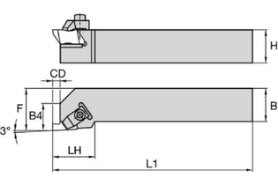 NS (с клином) • Inch 1097600 NSR204C NSR204C kennametal